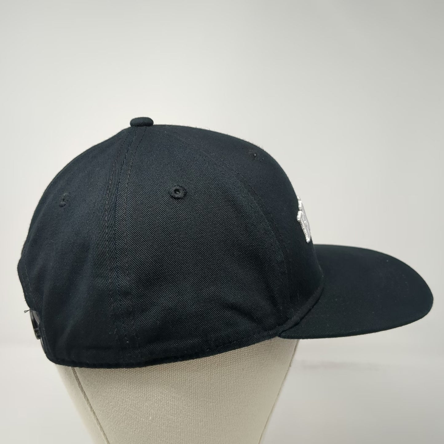Luc Belaire France Snapback Hat Black White One Size Embroidered Cotton Logo