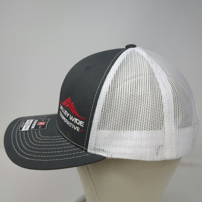 Richardson Trucker Hat Gray One Size Valley Wide Cooperative Mountain Snapback