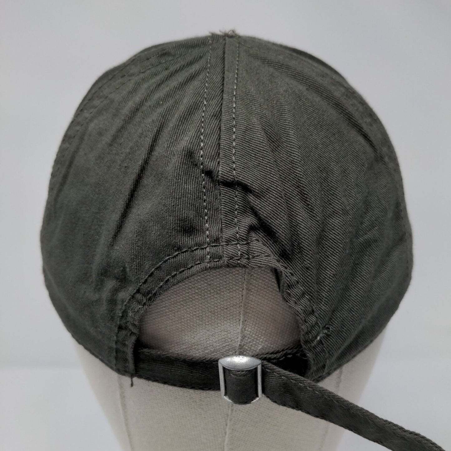 Cabela's Slideback Hat Green One Size Adjustable Embroidered 6 Panel Cotton