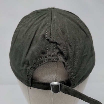 Cabela's Slideback Hat Green One Size Adjustable Embroidered 6 Panel Cotton