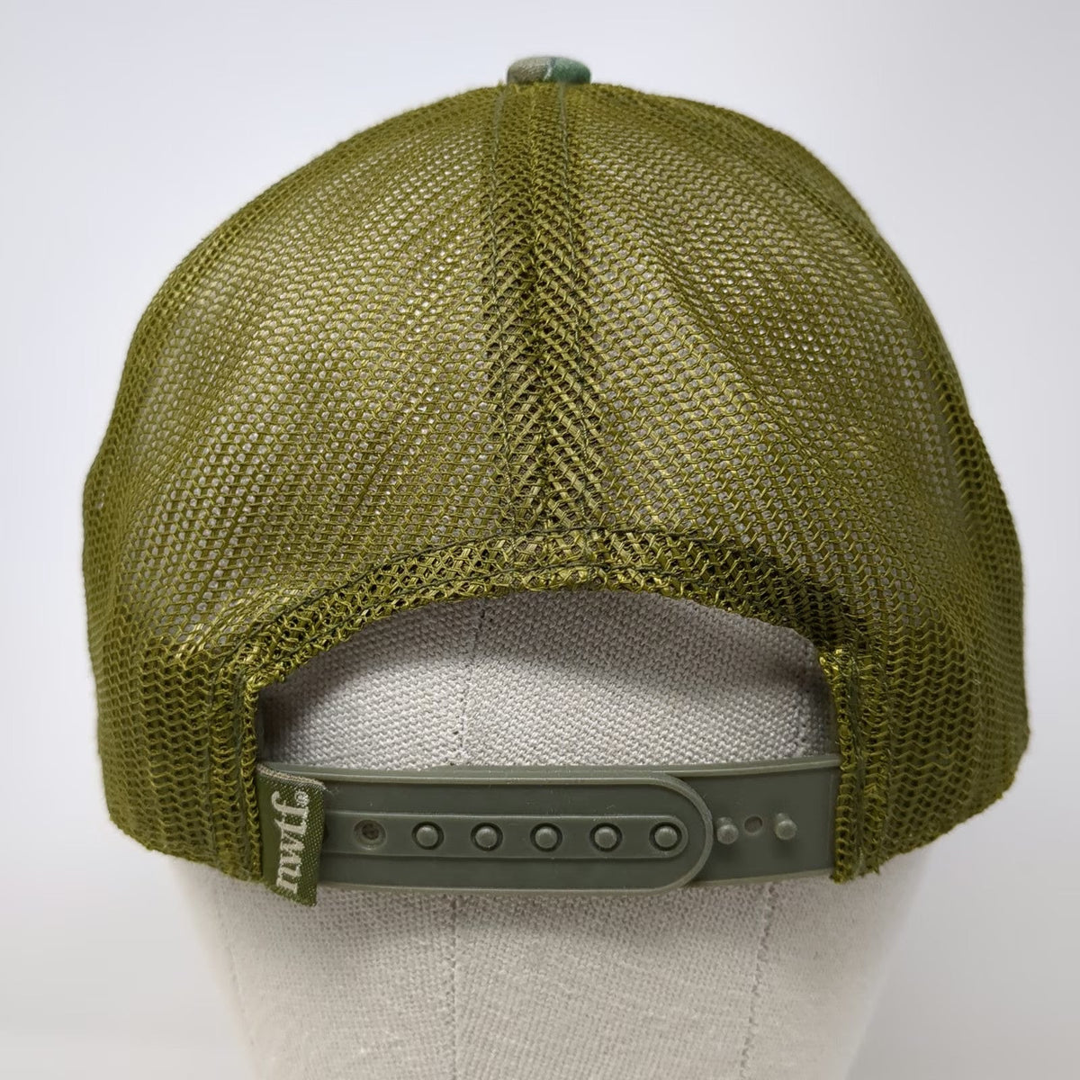 Outdoor Cap Baseball Cap Green One Size NWTF Volunteer Camo Patch Mesh Back Hat