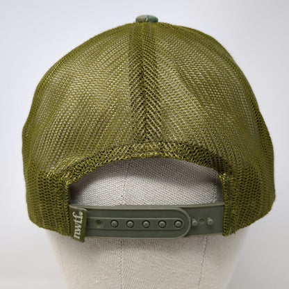 Outdoor Cap Baseball Cap Green One Size NWTF Volunteer Camo Patch Mesh Back Hat