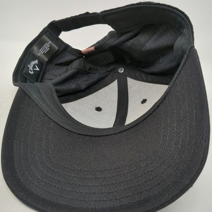 Callaway Baseball Cap Black One Size Topgolf Logo Metallic Shield Hat