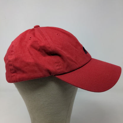 Banana Republic Men's Slideback Hat Red Size S/M Embroidered Elephant Logo