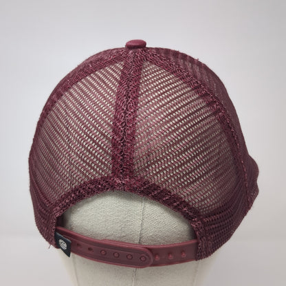 Grand Teton Association Snapback Trucker Hat Red One Size Mesh Back
