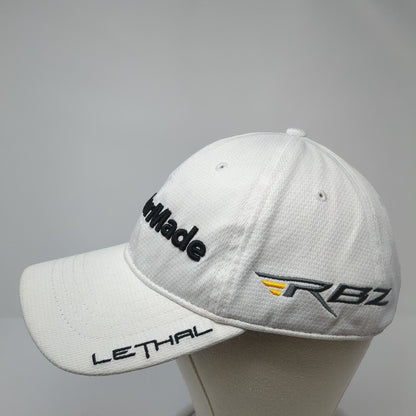 TaylorMade Lethal RBZ Slideback Golf Hat White OS Adjustable Embroidered 6 Panel