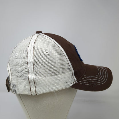 District Baseball Cap Brown OSFM Mesh Back Patch Jamestown RI Coordinates Hat