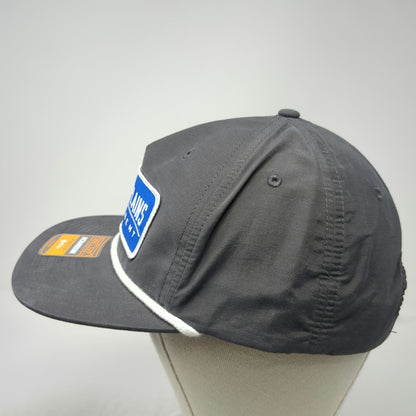 Richardson 5 Panel Hat Gray OSFM Rope Snapback UPF 50+ South Plains Implement
