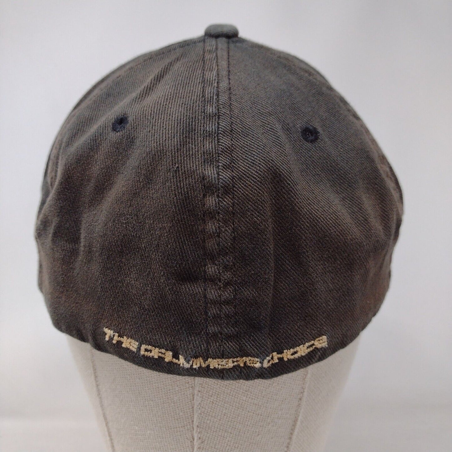 DW Embroidered Logo Fitted Hat Black L-XL Flexfit Yupoong 6 Panel