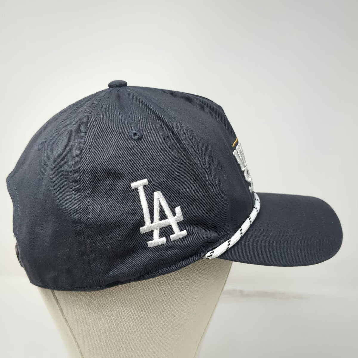 '47 MLB Los Angeles Dodgers 5 Panel Gray One Size 2024 World Series Rope Hat