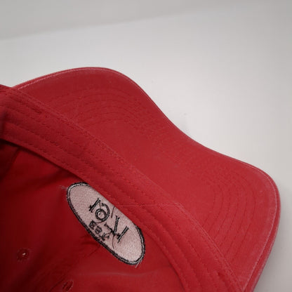 Est. 1971 Slideback Hat Red One Size Adjustable Embroidered Trendy