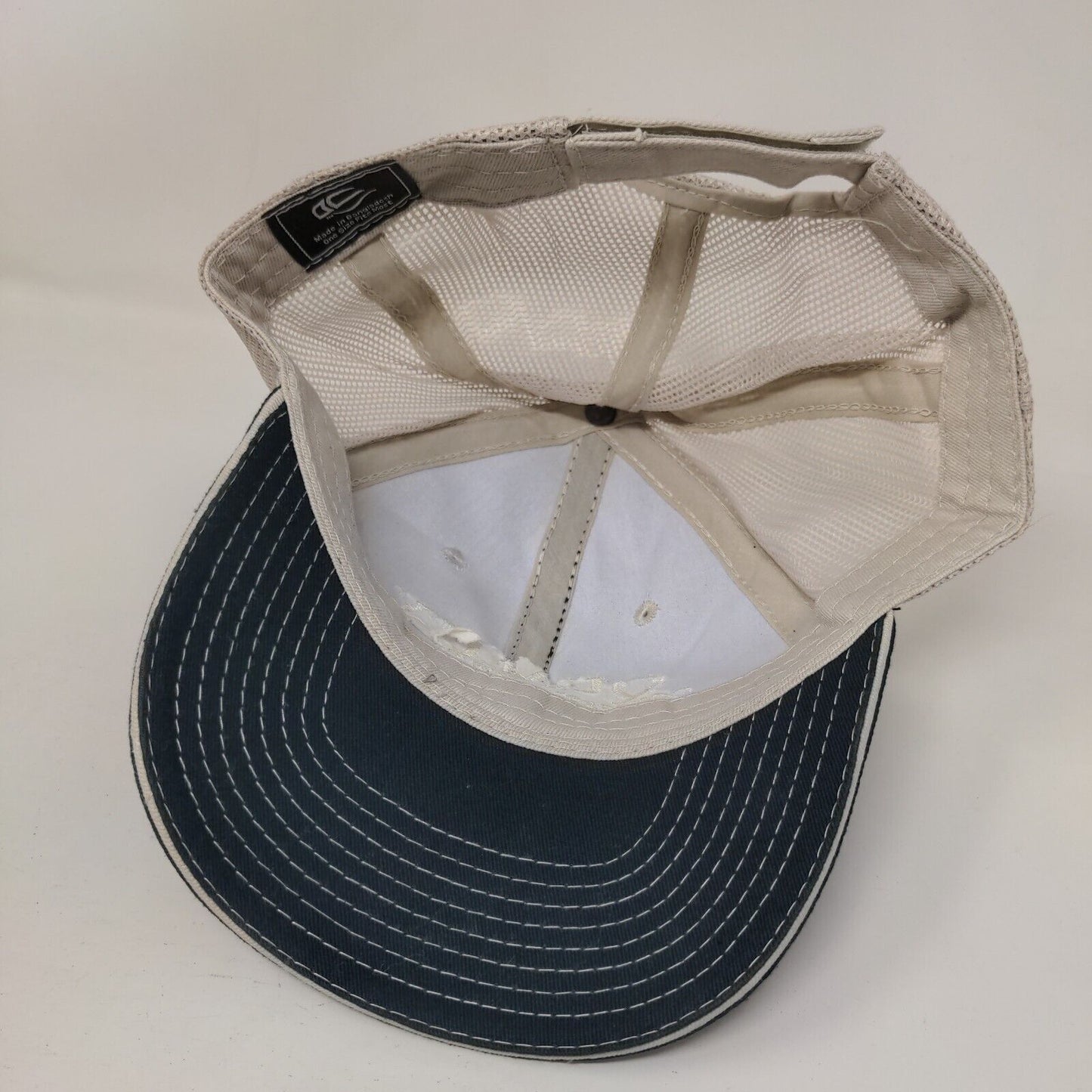 Quality Compressed Air Services Strapback Mesh Back Trucker Hat Blue OSFM