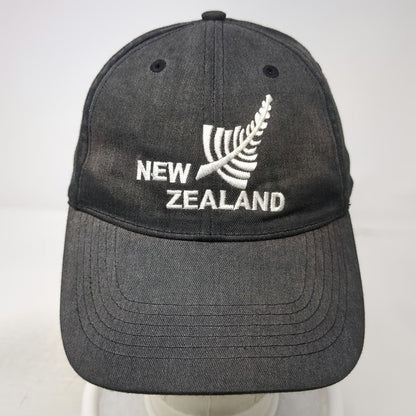 Baseball Cap Gray One Size New Zealand Silver Fern Embroidered Hat Strapback
