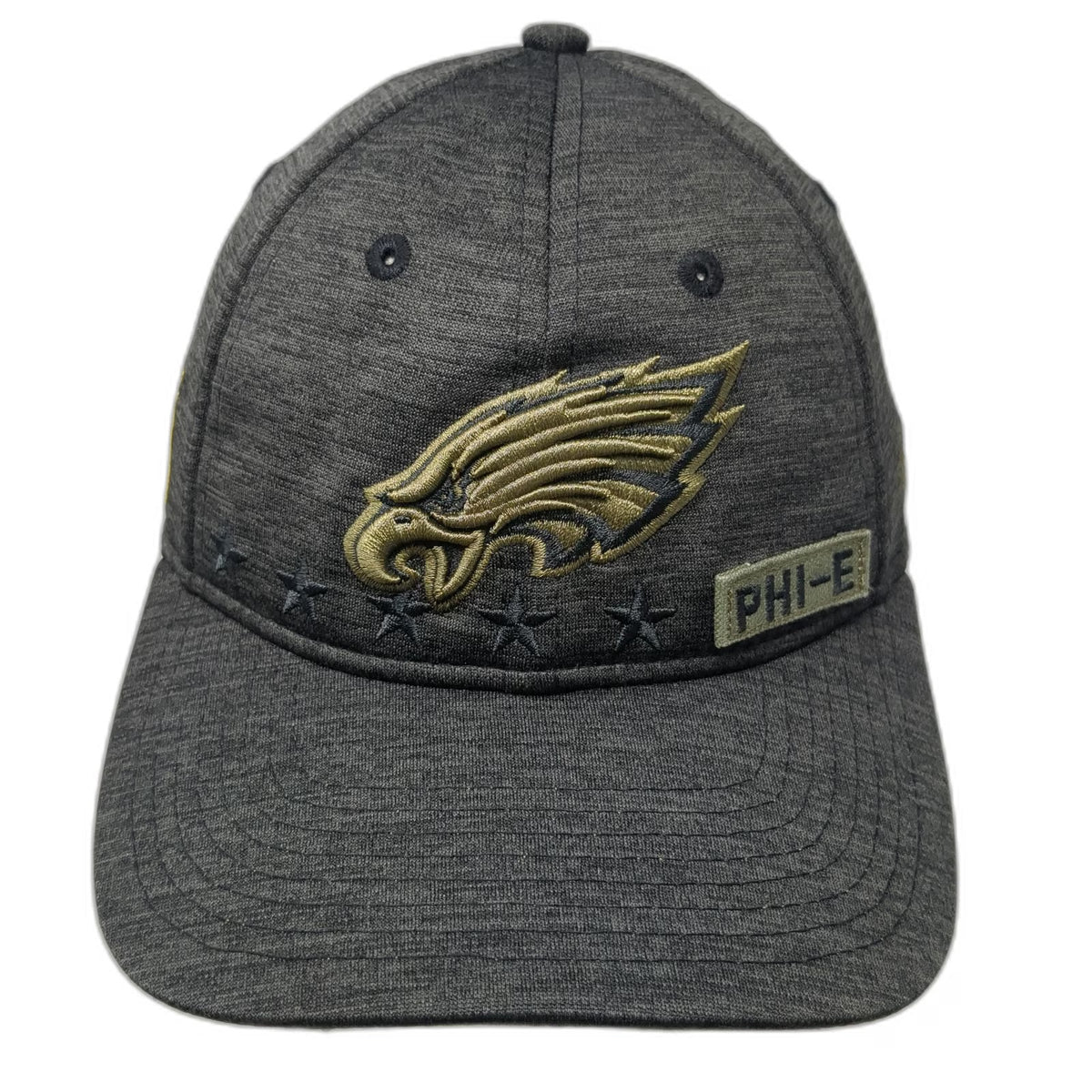 Philadelphia Eagles NFL New Era Gray Cap One Size Salute to Service Camo OSFM