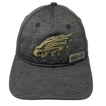 Philadelphia Eagles NFL New Era Gray Cap One Size Salute to Service Camo OSFM