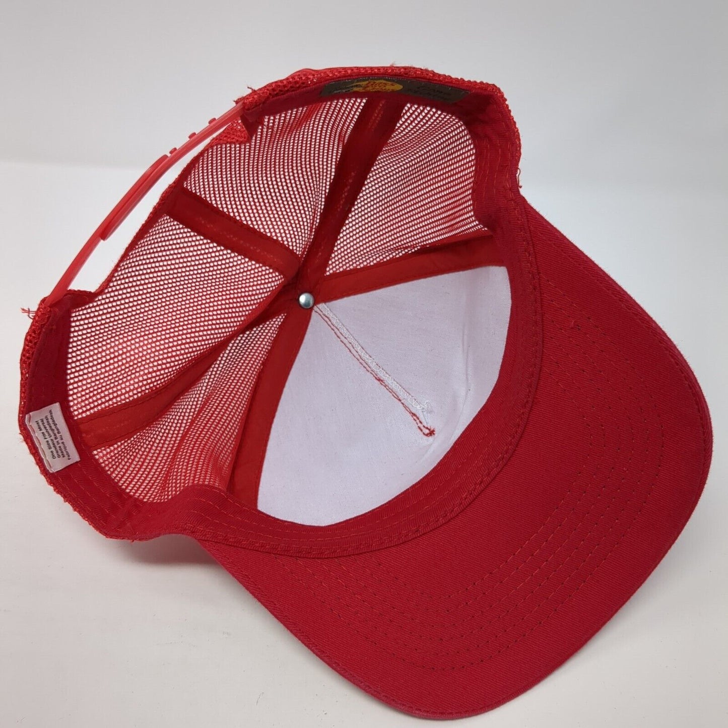 Cabela's Snapback Trucker Hat Red One Size Mesh Back Bass Pro Shops