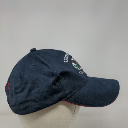 Thompson Cigar Co. Strapback Hat Blue OSFA Embroidered Adjustable