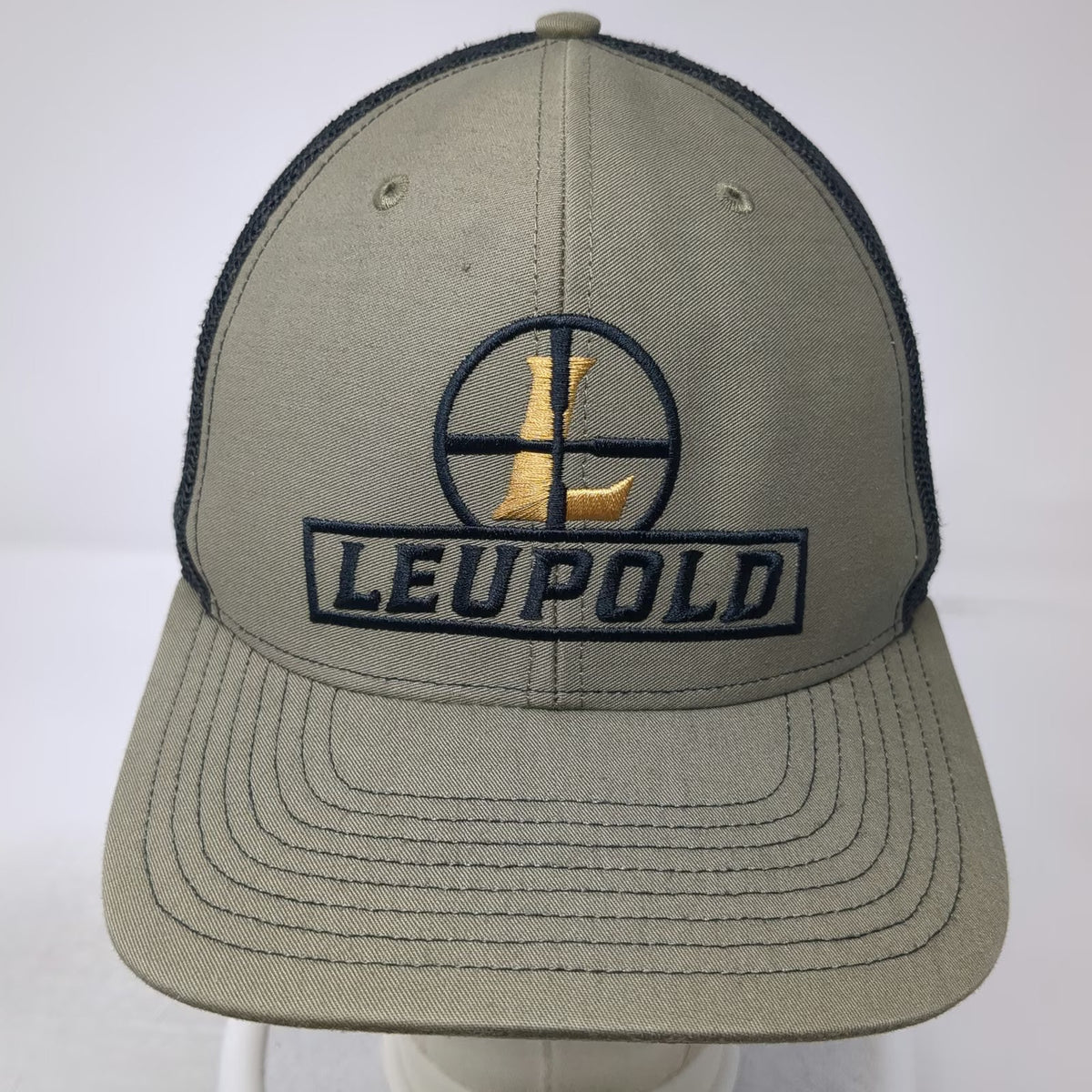 Leupold Trucker Hat Green One Size Mesh Back Adjustable Snapback Hunting Optics