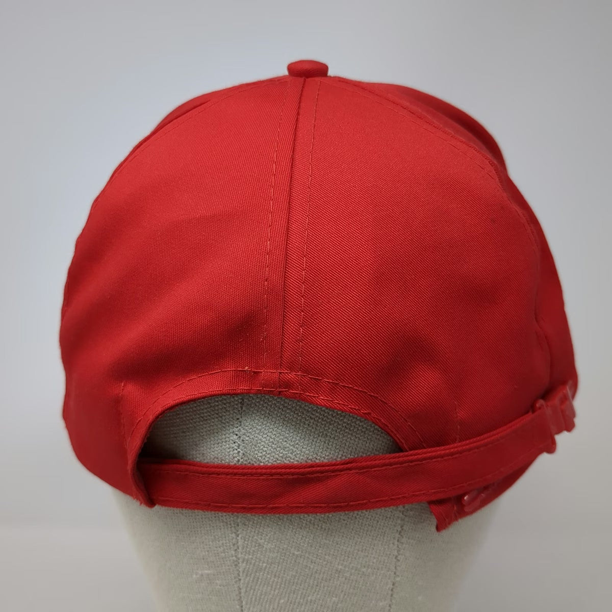 Nissin 5 Panel Red Hat One Size Wheeler Machinery Co Rope Script Embroidery