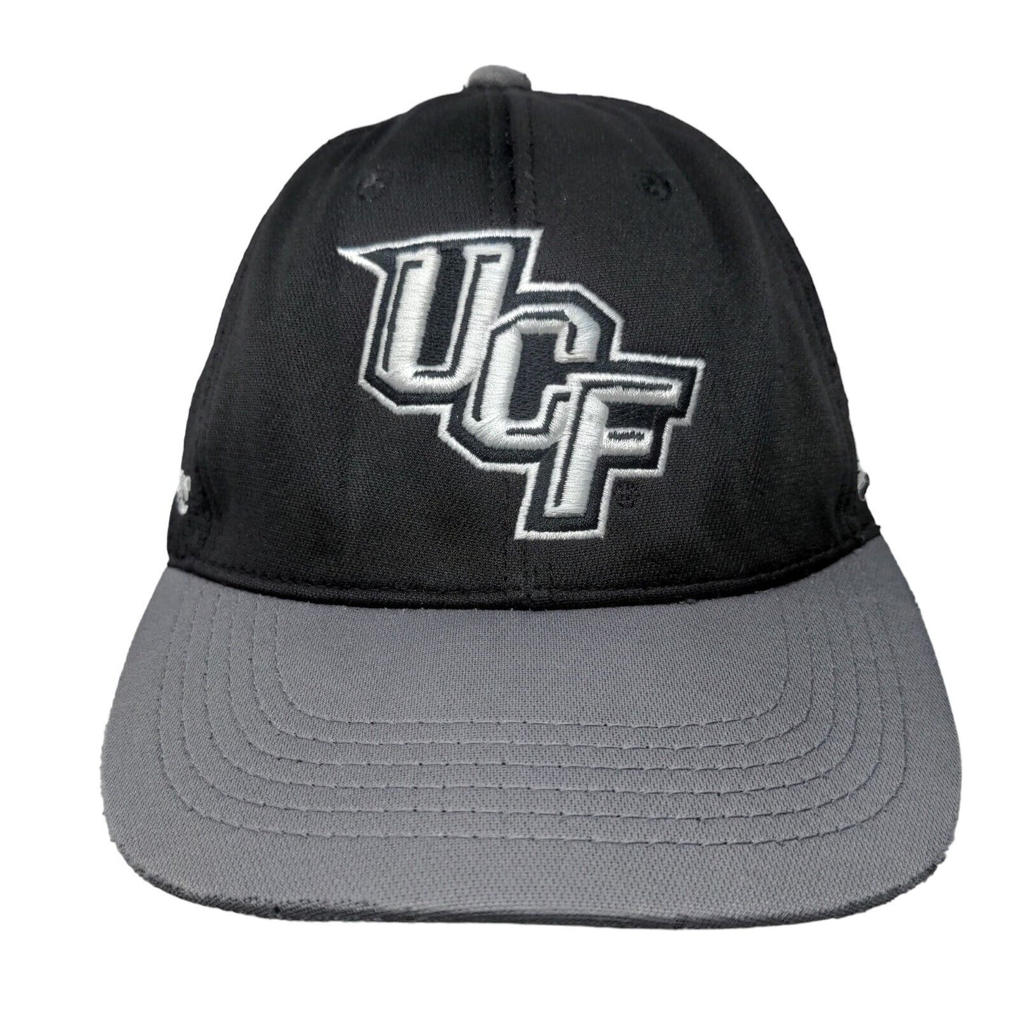 UCF Knights Strapback Hat Black Embroidered Logo Russell Athletic