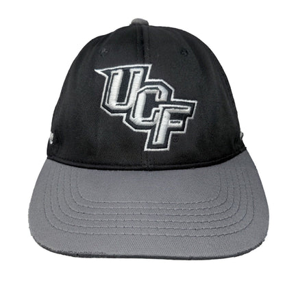 UCF Knights Strapback Hat Black Embroidered Logo Russell Athletic