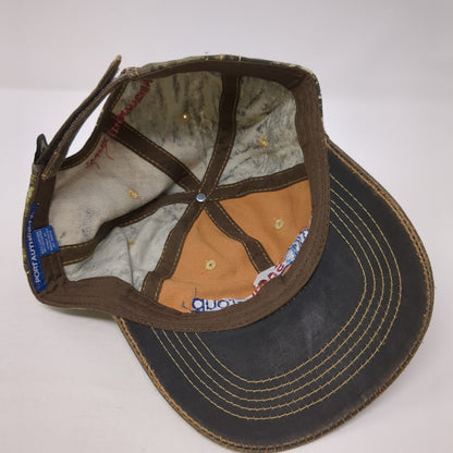 The Snell Group Strapback Hat Camouflage One Size Adjustable Port Authority