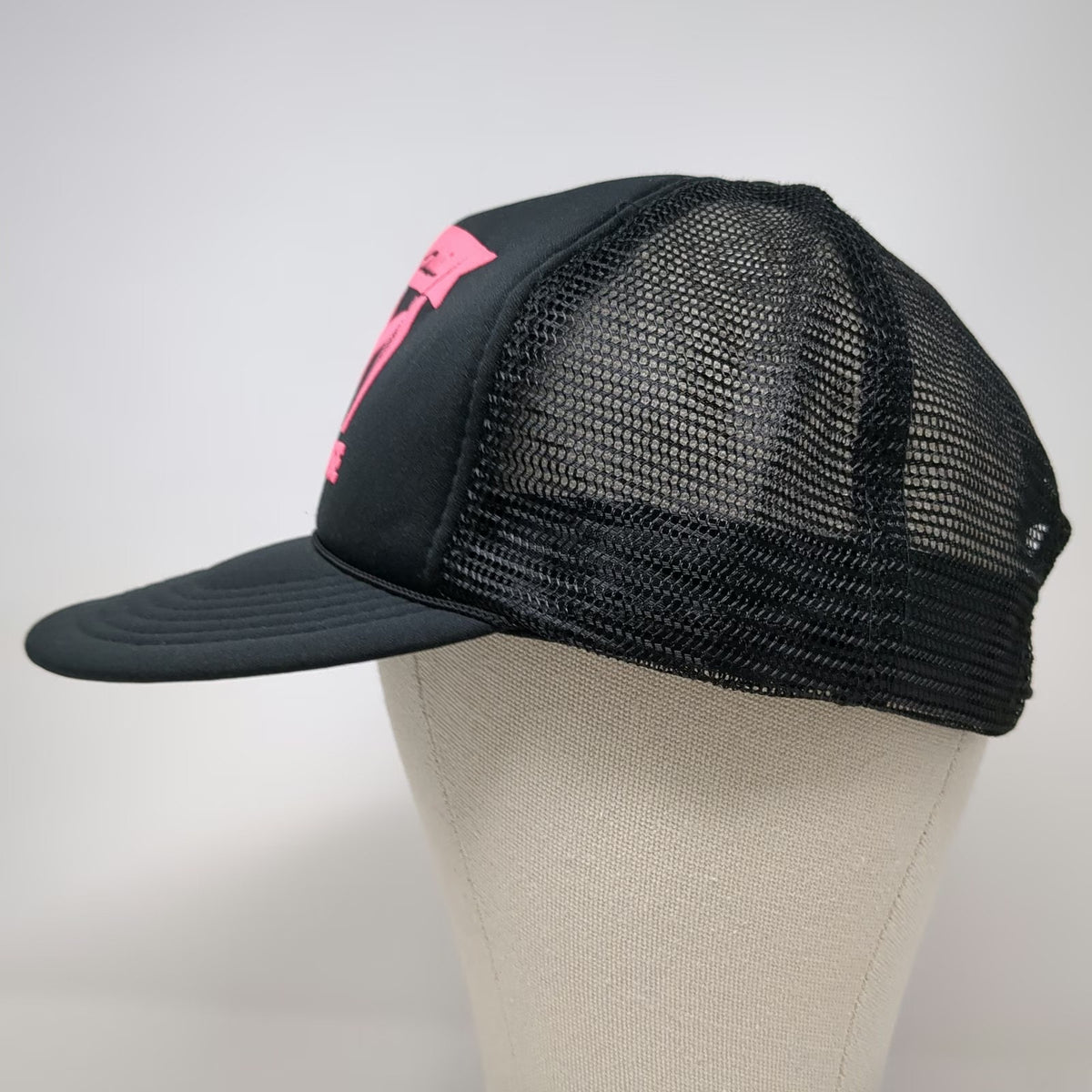 Hawaiian Headwear Trucker Hat Black OSFM Hawaii Hang Loose Shaka Mesh Snapback