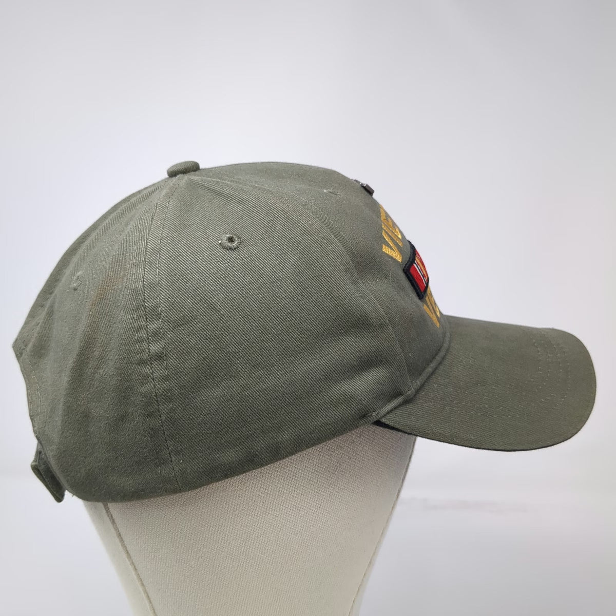 Rothco Vietnam Veteran Green One Size Baseball Cap Hat Strapback Ribbons CIB