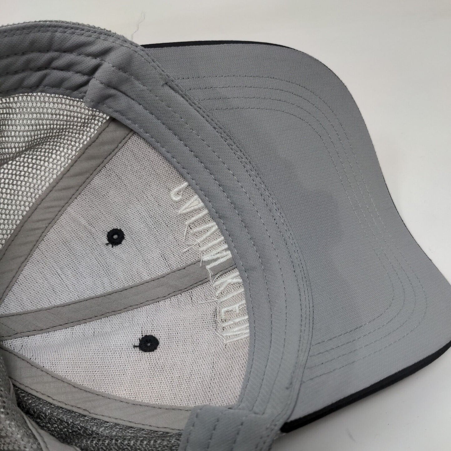 Calvin Klein Snapback Mesh Back Trucker Hat Black One Size Colorblock