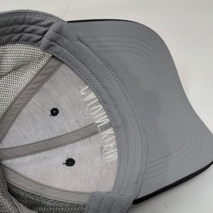 Calvin Klein Snapback Mesh Back Trucker Hat Black One Size Colorblock