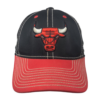 Adidas Men's Fitted Hat Black S-M Embroidered Chicago Bulls NBA Logo