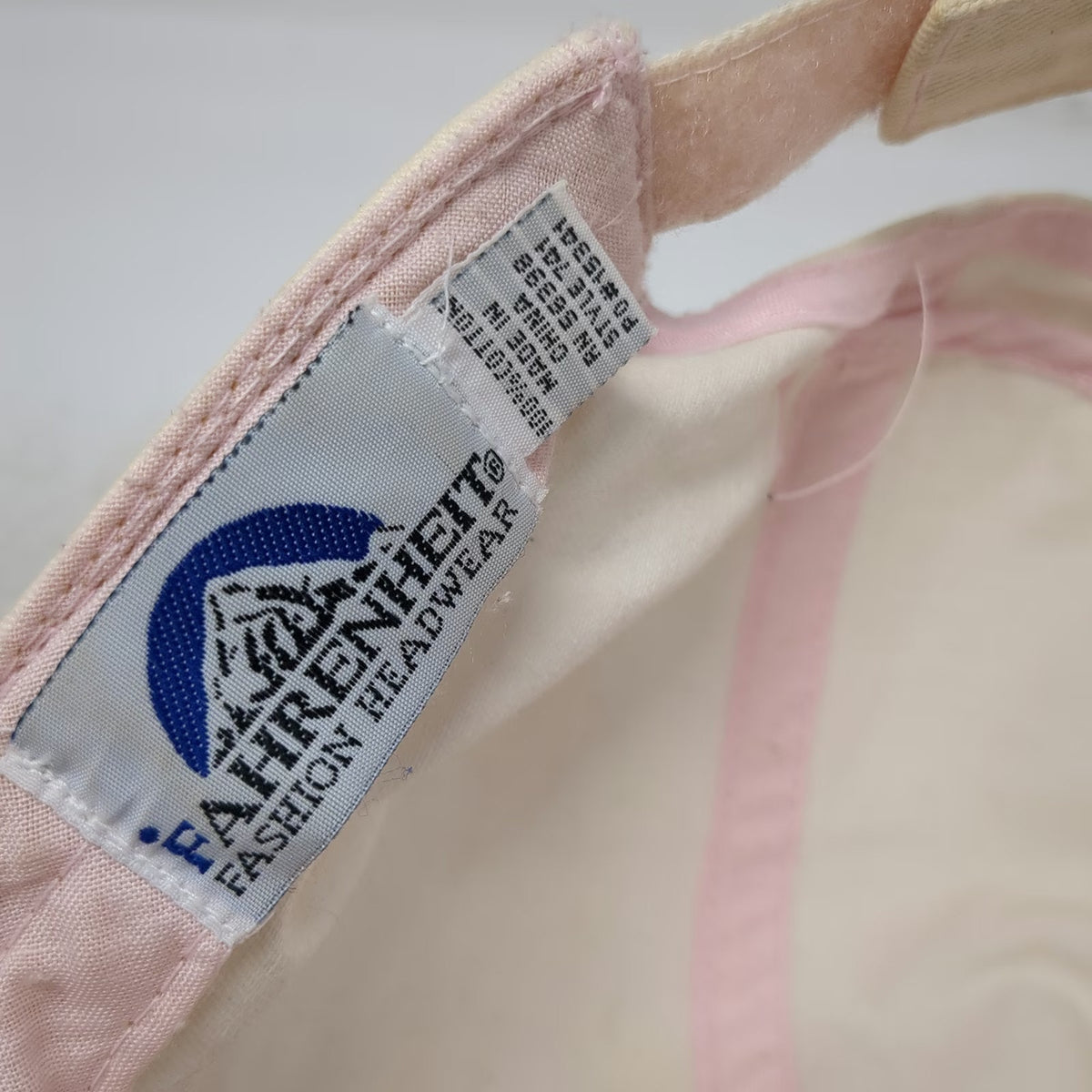 Fahrenheit Army Cap White One Size Pink Stitching Tracy's King Crab Shack Hat