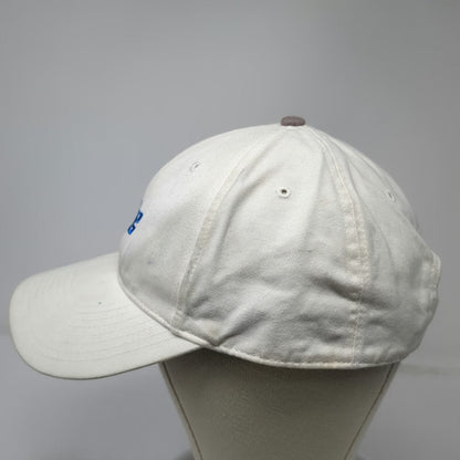 Nike Baseball Cap White Strapback Embroidered Logo Hat Cotton Curved Vintage