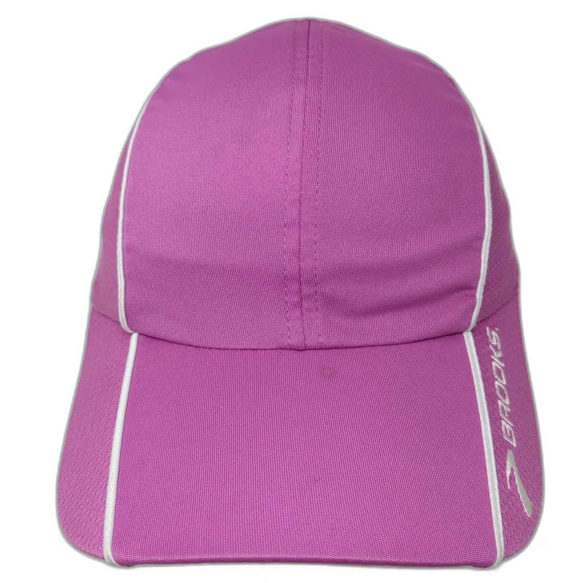 Brooks Pink Baseball Cap One Size Running Hat Mesh Side Panels Performance Fit
