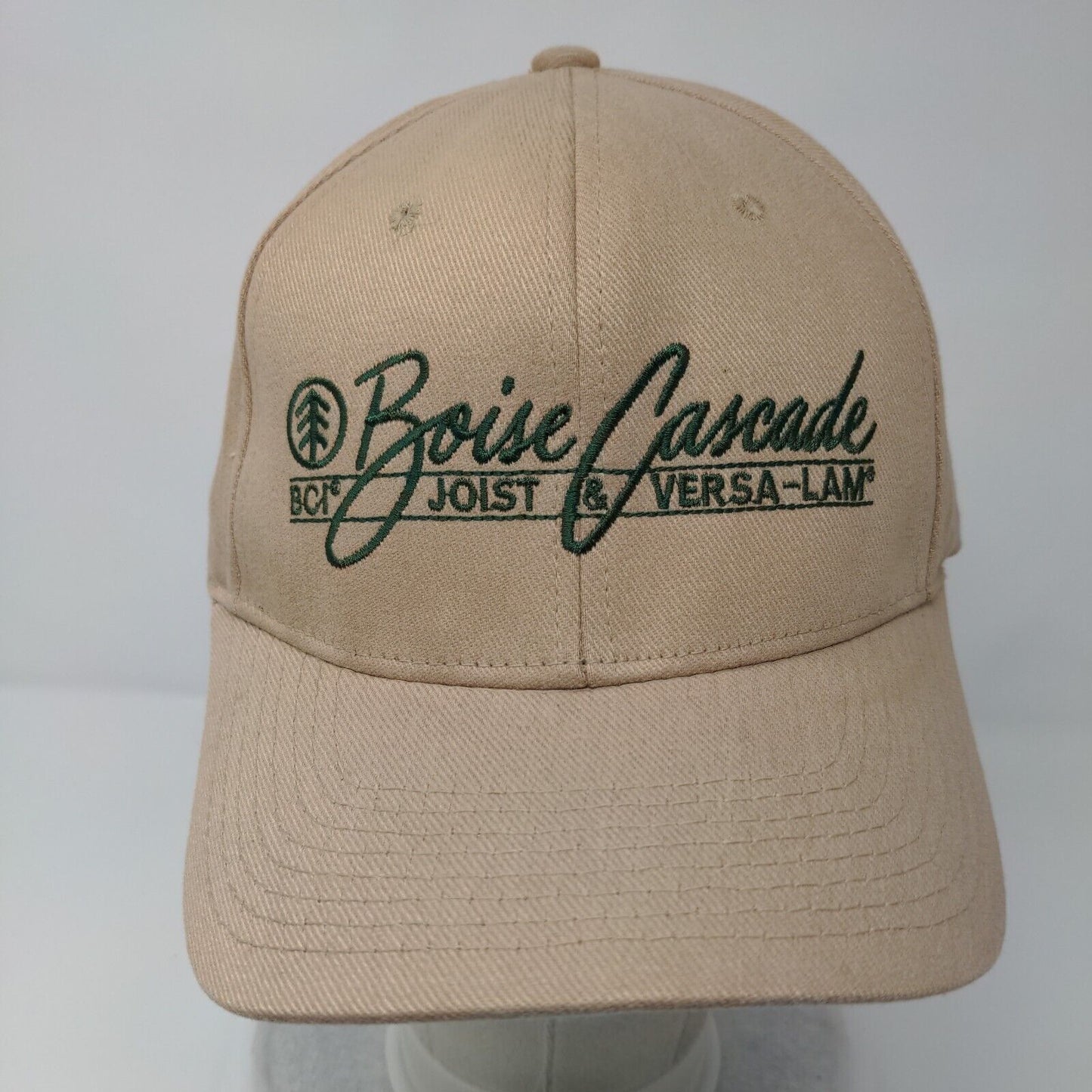 Boise Cascade BCI Joist & Versa-Lam Fitted Hat Tan L/XL Flexfit Yupoong