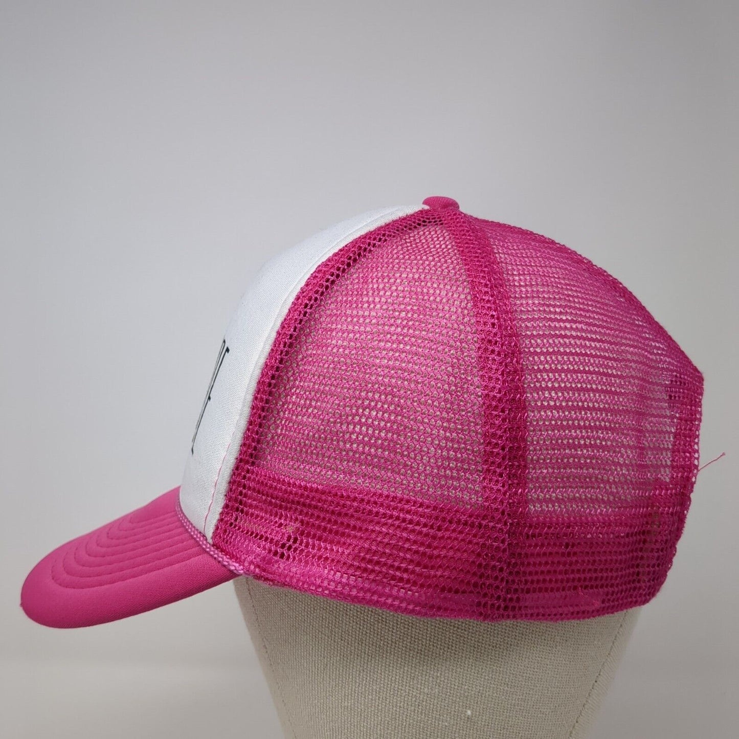 Team Bride Snapback Rope Trucker Hat Pink One Size Mesh Back Otto
