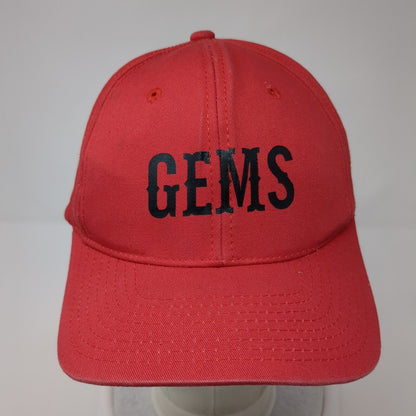 Gems Snapback Hat Red One Size Adjustable Veterans of Foreign Wars