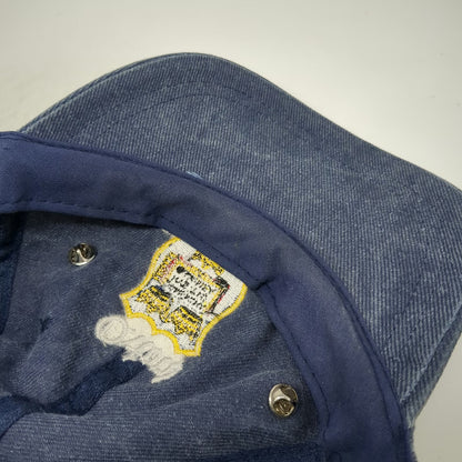 The Fellows Oxford University Blue One Size Baseball Cap Travel Pins Crest Hat