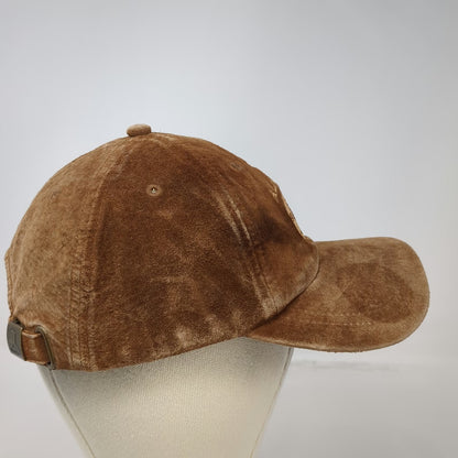 Arctic Circle Enterprises Baseball Cap Brown One Size Suede Leather Alaska Hat