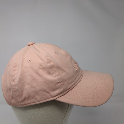Adidas Strapback Hat Pink One Size Adjustable Embroidered 6 Panel Cotton