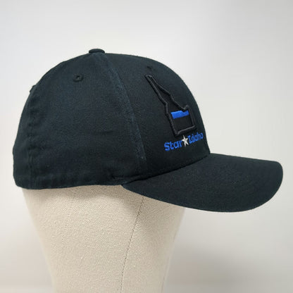 Pacific Headwear Baseball Cap Black 7 3/8 Idaho Star Thin Blue Line Hat PacWest