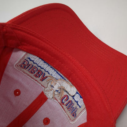 Bubba Gump Shrimp Co Red Baseball Cap One Size Forrest Gump Movie Promo Hat