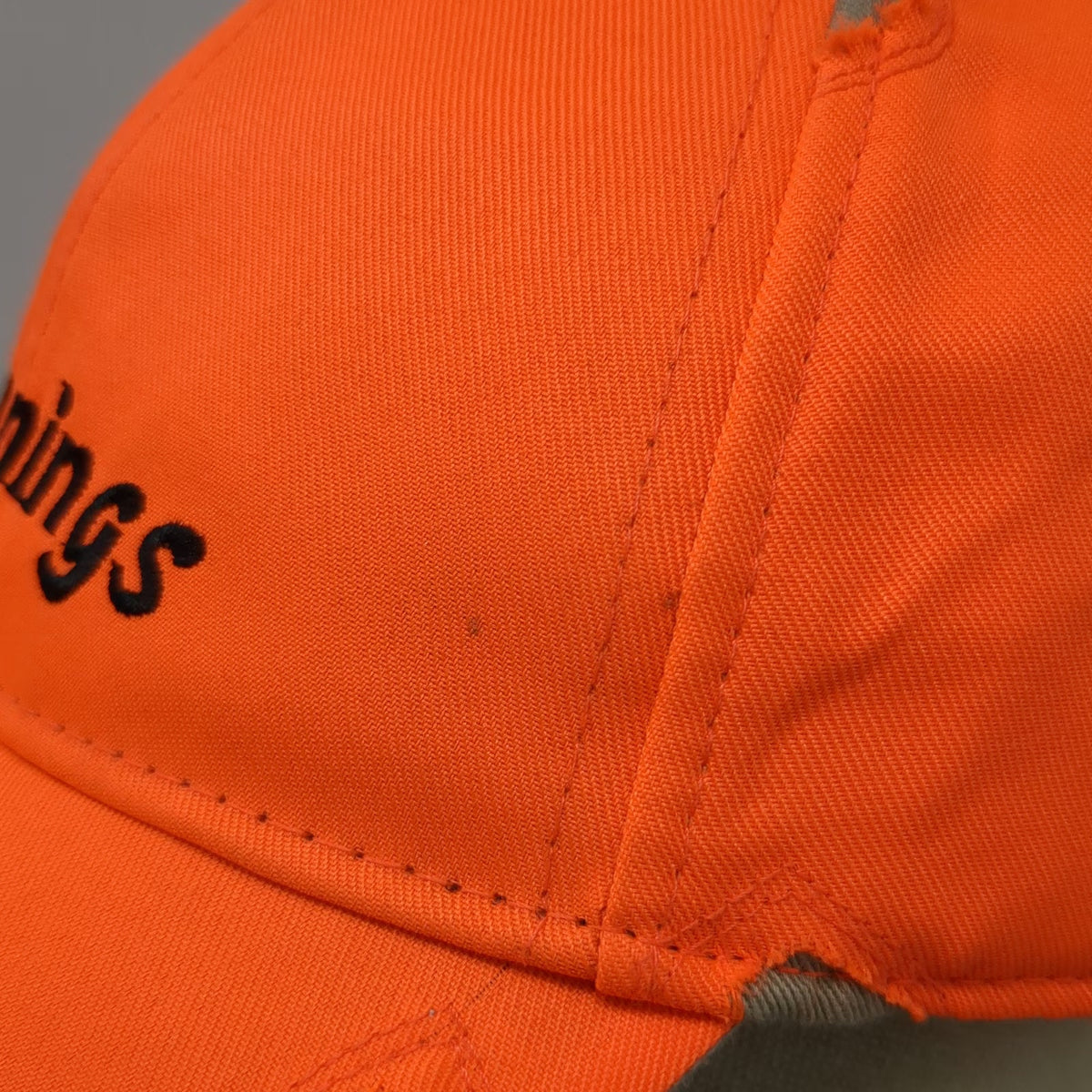 Baseball Cap Orange One Size Frayed Runnings Federal Ammunition 2012 Hunting Hat