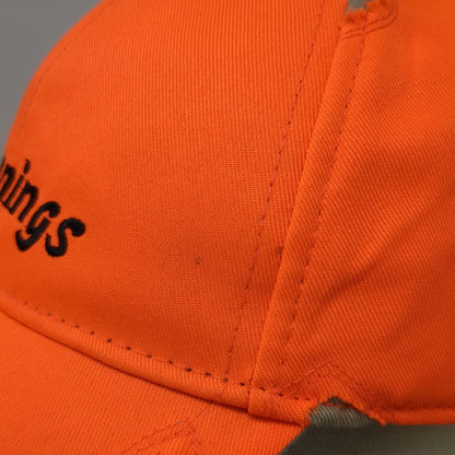 Baseball Cap Orange One Size Frayed Runnings Federal Ammunition 2012 Hunting Hat