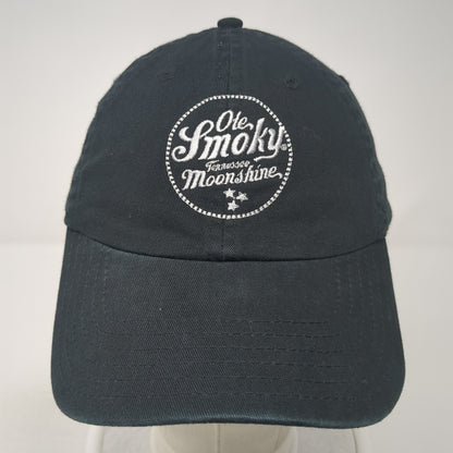 Ole Smoky Moonshine Slideback Hat Black One Size Adjustable Solid Otto