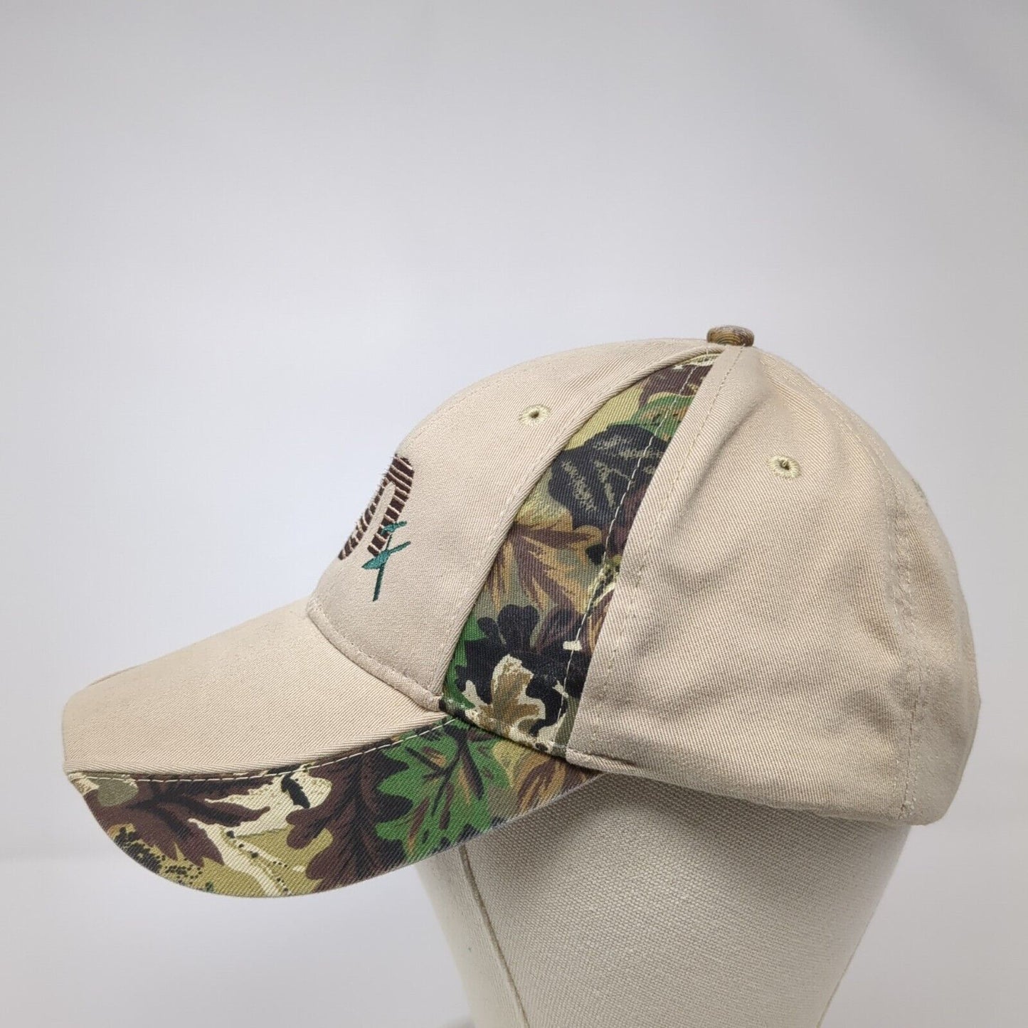 GN Guynielson Strapback Hat Tan Camouflage OSFM Adjustable Embroidered Otto