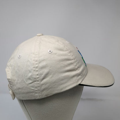 Beige Baseball Cap The Stock Market Game Logo Embroidered Cotton Hat Vintage