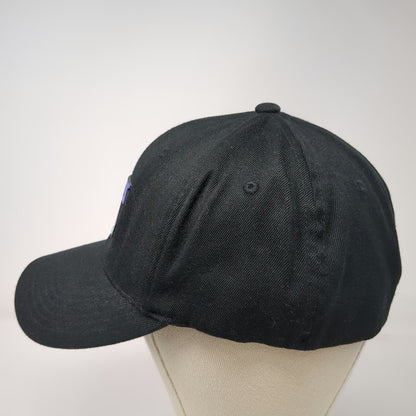 Daithi De Nogla Baseball Cap Black XL Rainbow Logo Flexfit NP Embroidery Hat