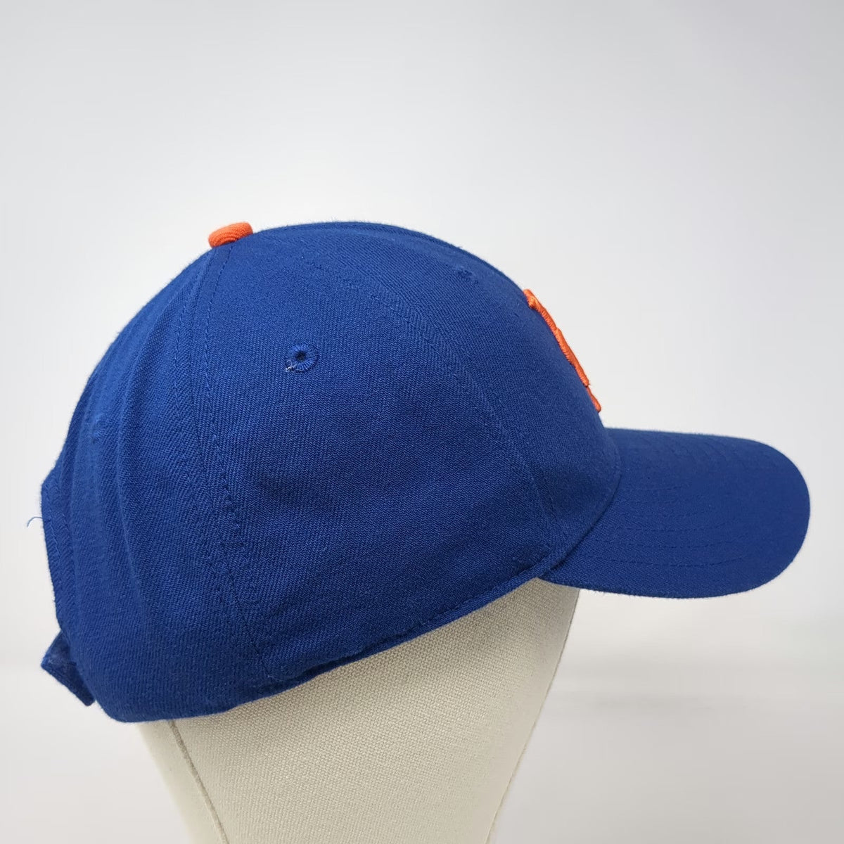 New York Mets MLB New Era Blue Orange Baseball Cap One Size Strapback Logo Hat