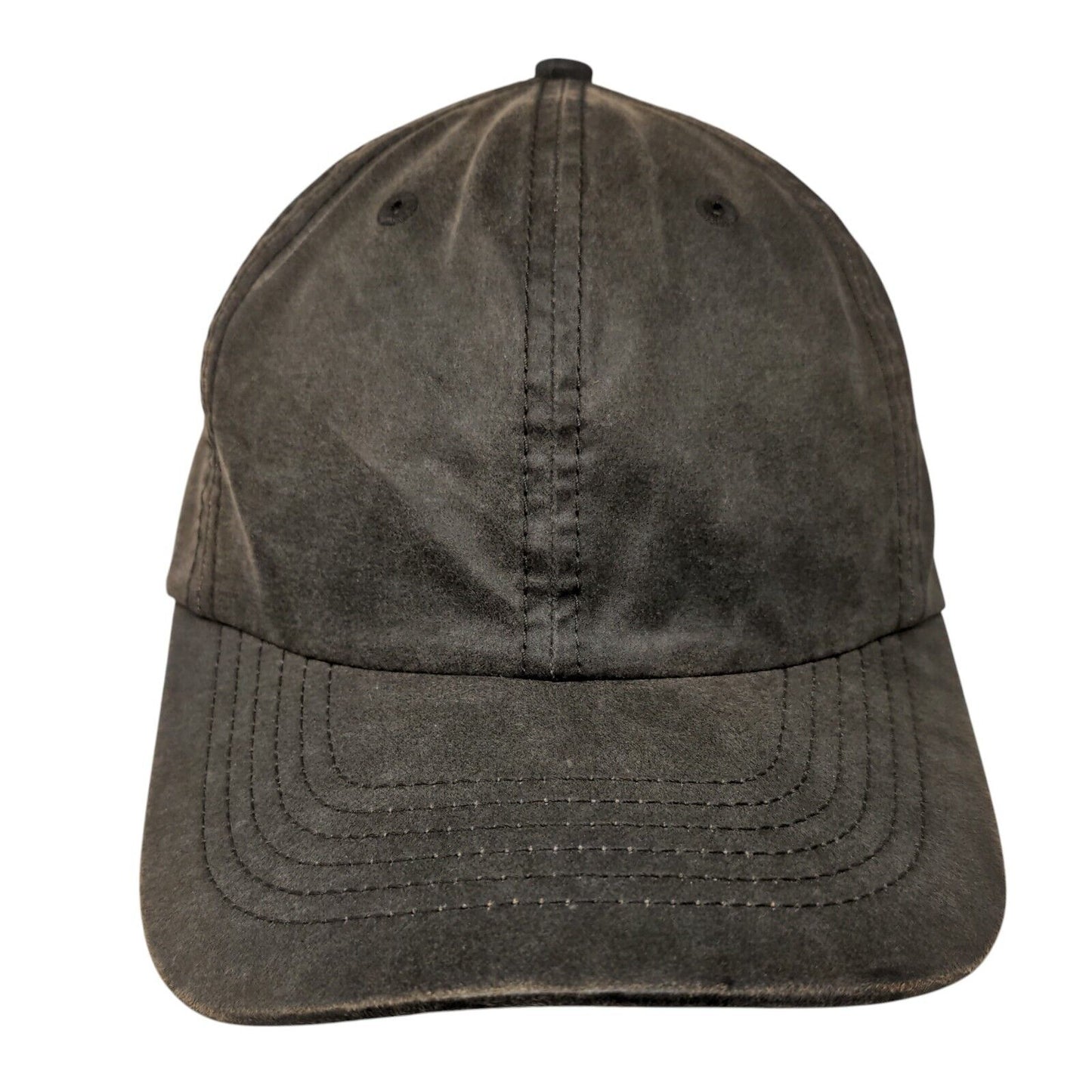 Imperial Strapback Hat Brown OSFA Adjustable Solid Blank 6 Panel